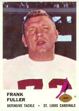 1961 Fleer Frank Fuller #29 Football Card