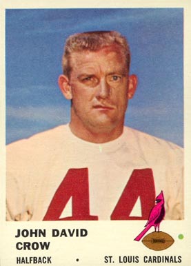 1961 Fleer John David Crow #23 Football Card