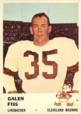 1961 Fleer Galen Fiss #17 Football Card