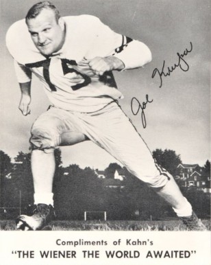 1961 Kahn's Wieners Joe Krupa # Football Card