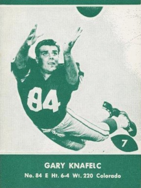 1961 Lake to Lake Packers Gary Knafelc #7 Football Card