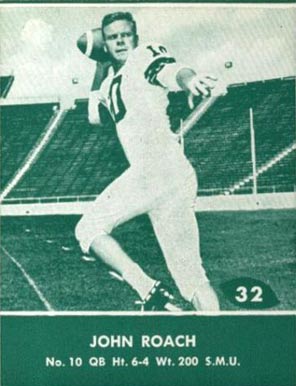 1961 Lake to Lake Packers John Roach #32 Football Card