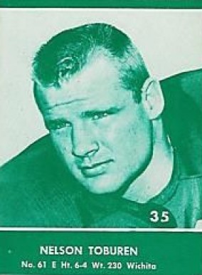 1961 Lake to Lake Packers Nelson Toburen #35 Football Card