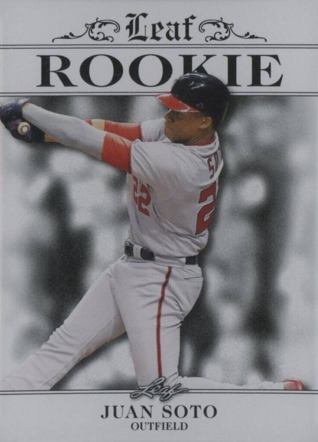 2018 Leaf Special Release Rookie Achievement Juan Soto #RA23 Baseball Card