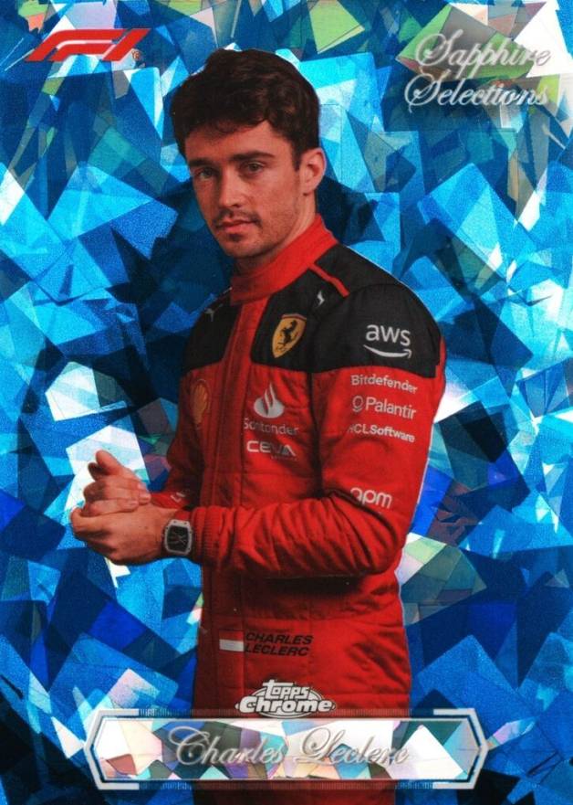 2023 Topps Chrome Formula 1 Sapphire Edition Sapphire Selections Charles Leclerc #SS10 Other Sports Card