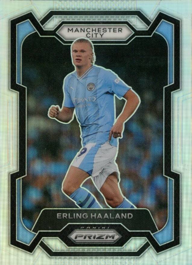 2023 Panini Prizm Premier League Erling Haaland #3 Soccer Card