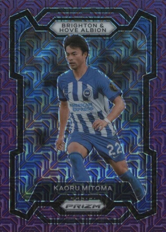 2023 Panini Prizm Premier League Kaoru Mitoma #99 Soccer Card