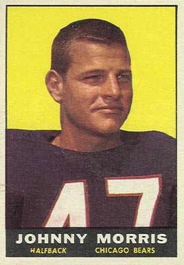 1961 Topps Johnny Morris #11 Football Card