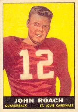 1961 Topps John Roach #114 Football Card