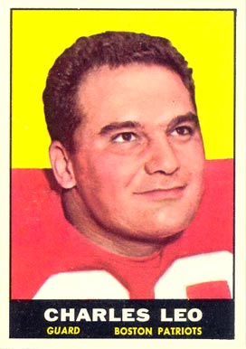 1961 Topps Charles Leo #180 Football Card