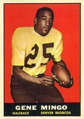 1961 Topps Gene Mingo #194 Football Card