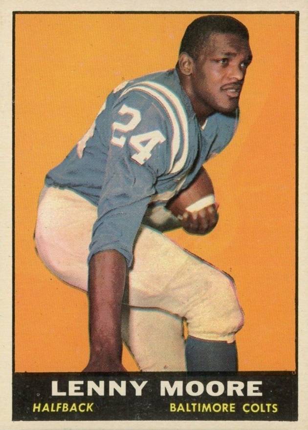 1961 Topps Lenny Moore #2 Football Card