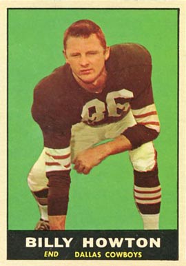 1961 Topps Bill Howton #24 Football Card