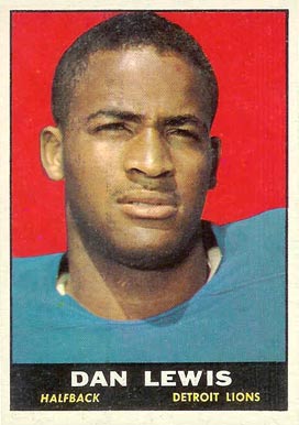 1961 Topps Dan Lewis #30 Football Card