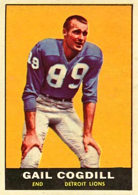 1961 Topps Gail Cogdill #32 Football Card