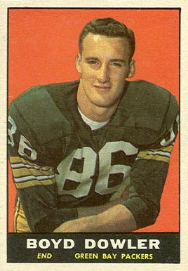 1961 Topps Boyd Dowler #43 Football Card