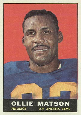 1961 Topps Ollie Matson #50 Football Card