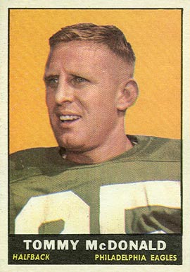 1961 Topps Tommy McDonald #96 Football Card