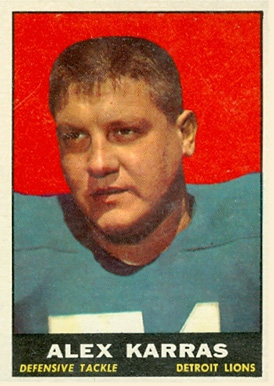 1961 Topps Alex Karras #35 Football Card