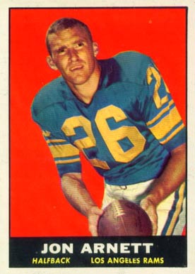 1961 Topps Jon Arnett #49 Football Card