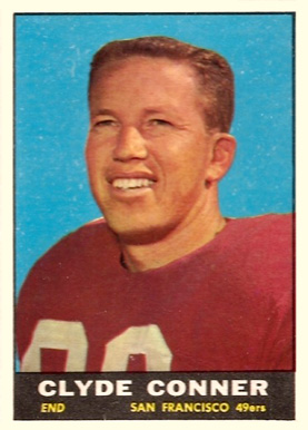 1961 Topps Clyde Conner #62 Football Card