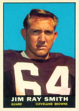 1961 Topps Jim Ray Smith #73 Football Card