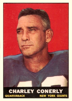 1961 Topps Charley Conerly #85 Football Card