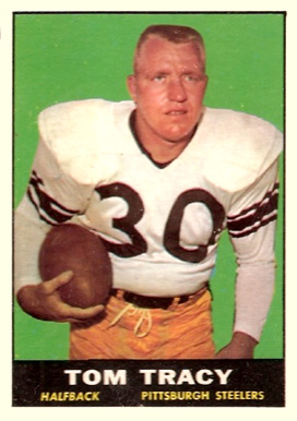 1961 Topps Tom Tracy #106 Football Card