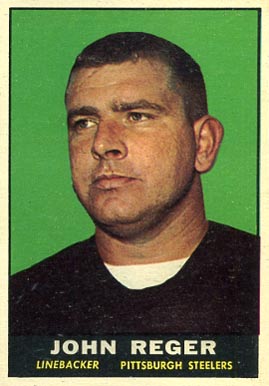 1961 Topps John Reger #110 Football Card