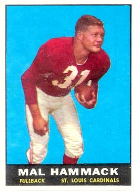 1961 Topps Mal Hammack #117 Football Card