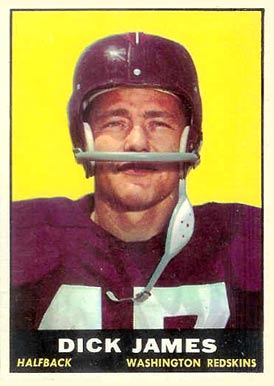 1961 Topps Dick James #124 Football Card