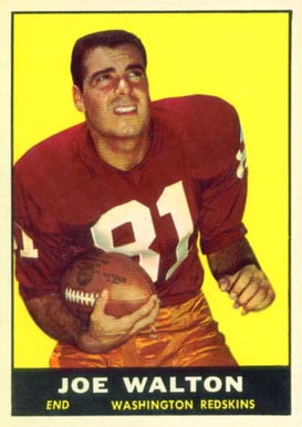 1961 Topps Joe Walton #126 Football Card