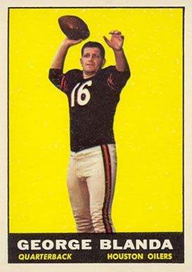 1961 Topps George Blanda #145 Football Card