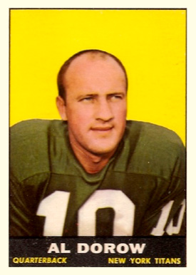 1961 Topps Al Dorow #149 Football Card