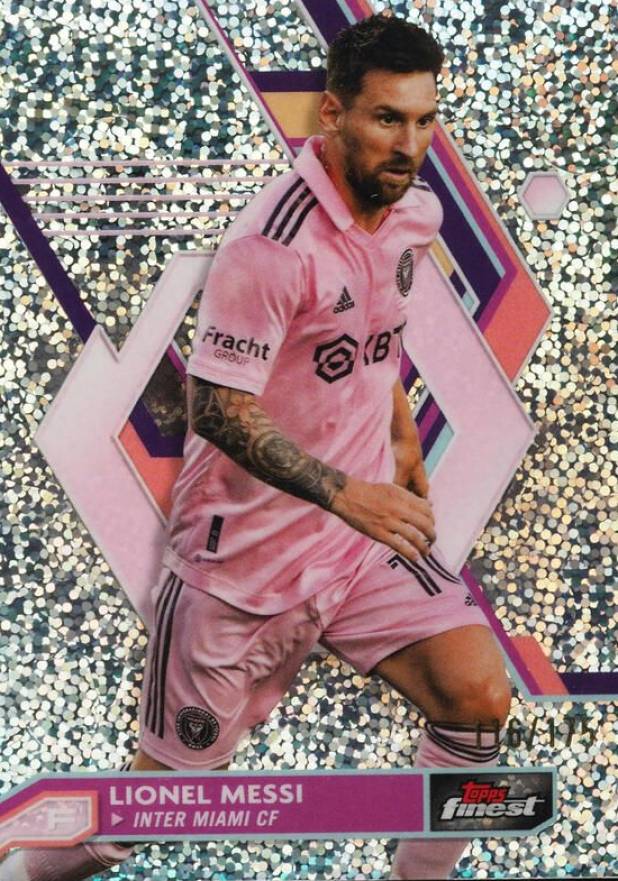 2023 Topps Finest MLS Lionel Messi #1 Soccer Card