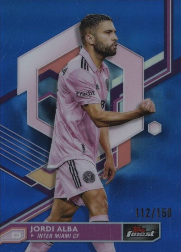 2023 Topps Finest MLS Jordi Alba #100 Soccer Card