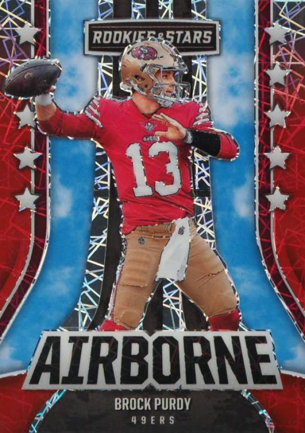 2023 Panini Rookies & Stars Airborne Brock Purdy #AI28 Football Card