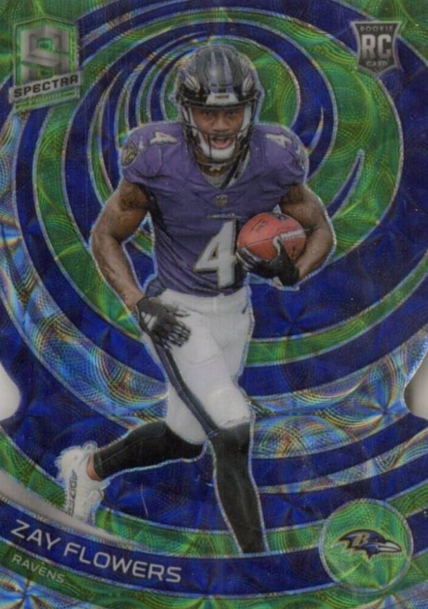 2023 Panini Spectra Zay Flowers #128 Football Card