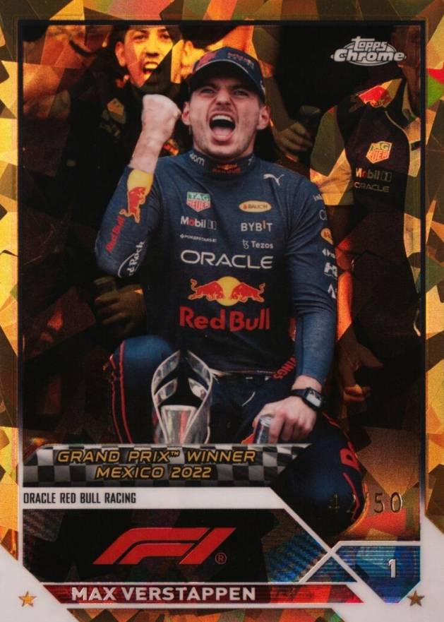 2023 Topps Chrome Formula 1 Sapphire Edition Max Verstappen #163 Other Sports Card