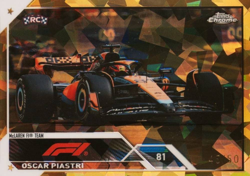 2023 Topps Chrome Formula 1 Sapphire Edition Oscar Piastri #113 Other Sports Card