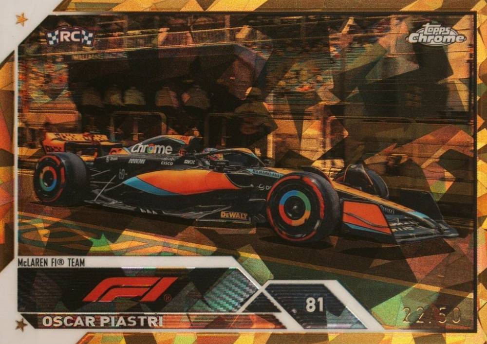 2023 Topps Chrome Formula 1 Sapphire Edition Oscar Piastri #42 Other Sports Card