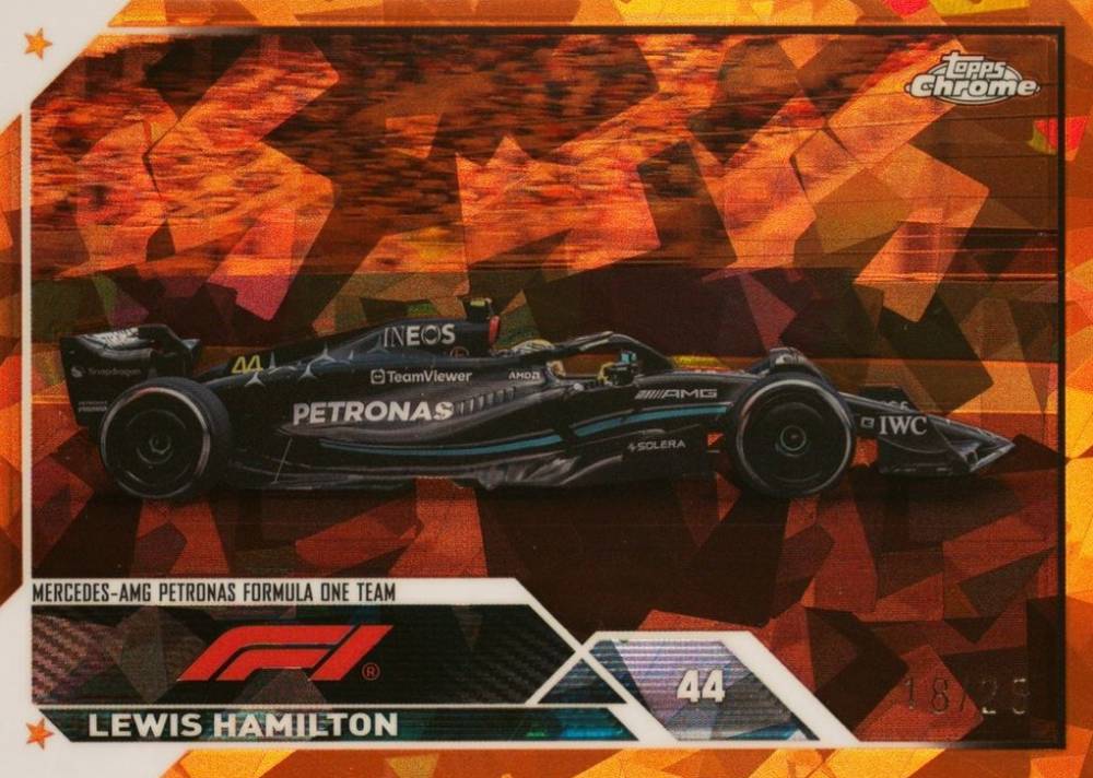 2023 Topps Chrome Formula 1 Sapphire Edition Lewis Hamilton #24 Other Sports Card