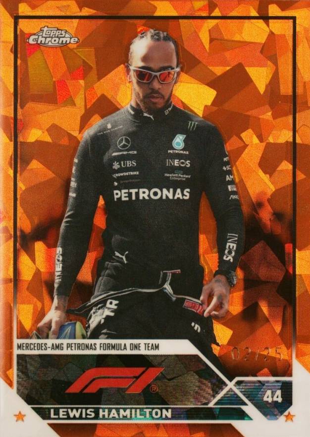 2023 Topps Chrome Formula 1 Sapphire Edition Lewis Hamilton #23 Other Sports Card