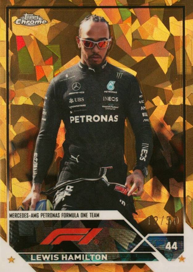 2023 Topps Chrome Formula 1 Sapphire Edition Lewis Hamilton #23 Other Sports Card