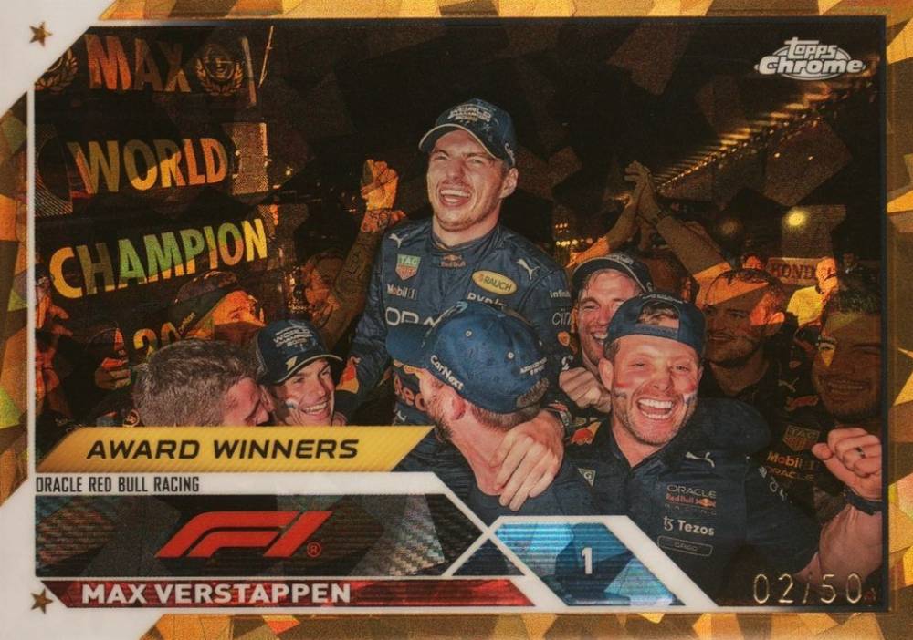 2023 Topps Chrome Formula 1 Sapphire Edition Max Verstappen #190 Other Sports Card