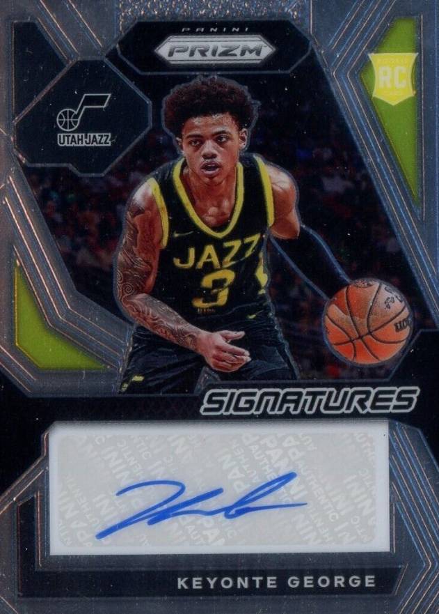 2023 Panini Prizm Rookie Signatures Keyonte George #RSIGEO Basketball Card