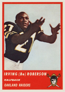 1963 Fleer Bo Roberson #58 Football Card