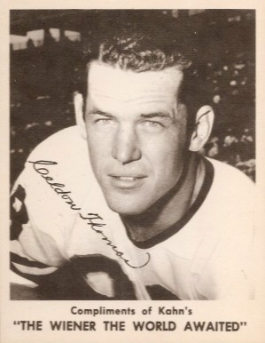 1963 Kahn's Wieners Clendon Thomas # Football Card