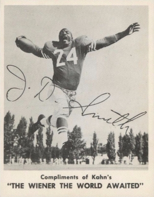 1963 Kahn's Wieners J.D. Smith # Football Card