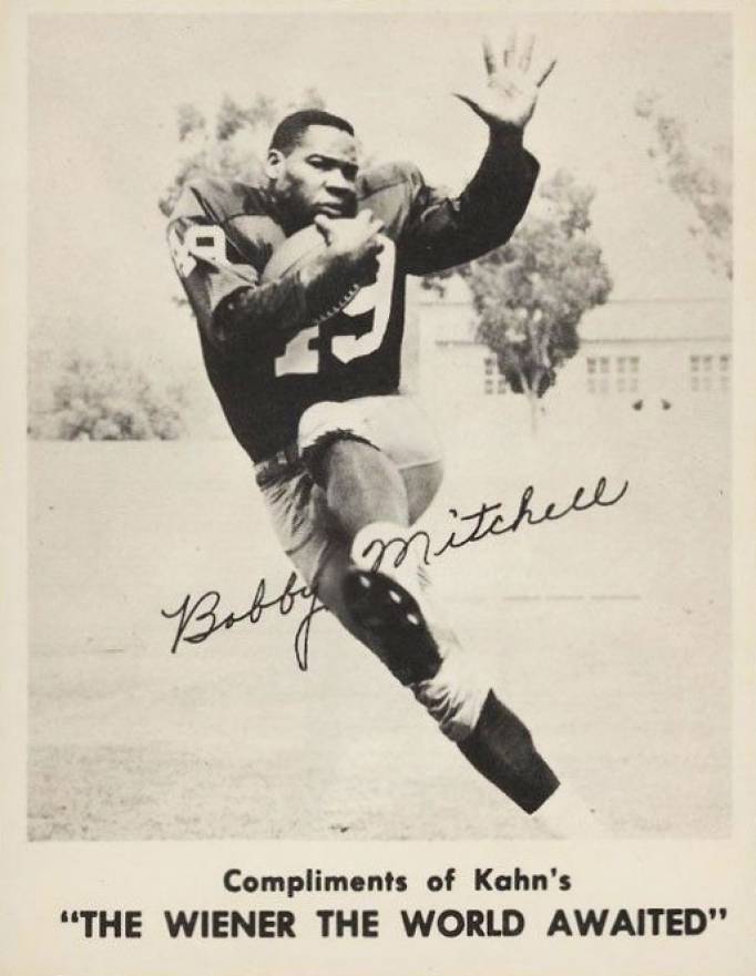 1963 Kahn's Wieners Bobby Mitchell # Football Card